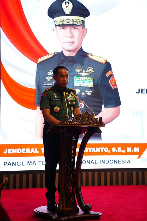 Panglima Tni Hadiri Acara Penandatanganan Kontrak Pengadaan Barang Dan