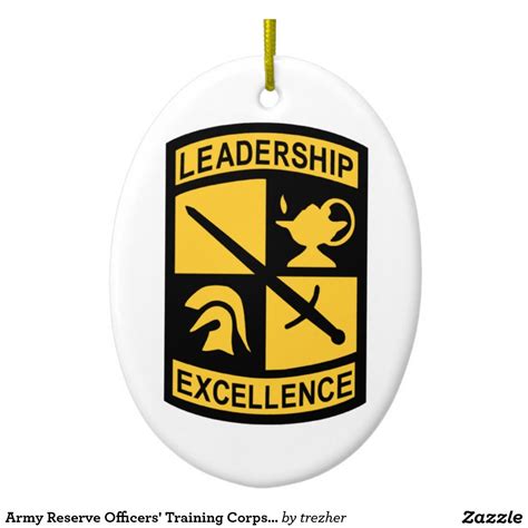 Army Reserve Officers Training Corps Rotc Ceramic Ornament