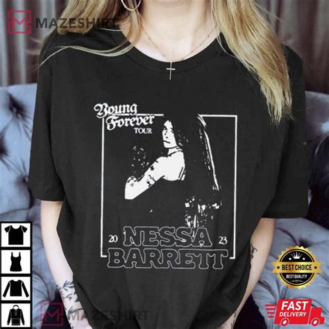 Nessa Barrett Young Forever Tour 2023 T Shirt Mazeshirt