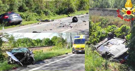 Incidente In Romea Mercoled Pomeriggio Carambola Tra Tre Auto Un