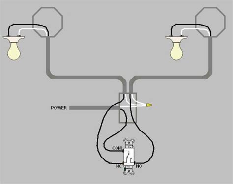 Wiring Diagram One Switch Two Lights