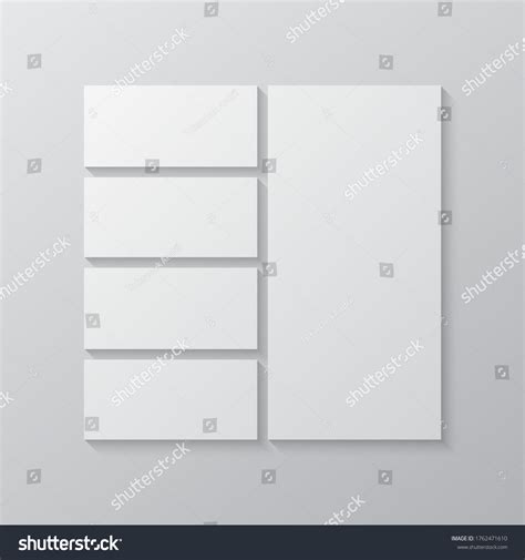 Templates Collage Five Frames Photos Parts Stock Vector Royalty Free