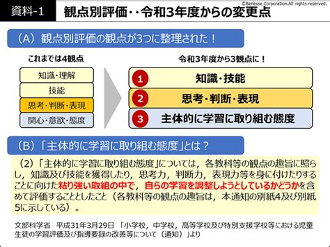 新しい観点別評価について【前編】｜進研ゼミ 高校入試情報サイト