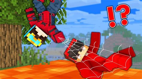 Cash Turns Into Spiderman And Saved Nico In Minecraft Challange