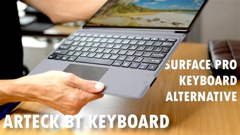 Arteck Microsoft Surface Pro 8 Bluetooth Keyboard Touchpad Review Youtube