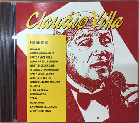 Claudio Villa Granada 1993 Cd Discogs