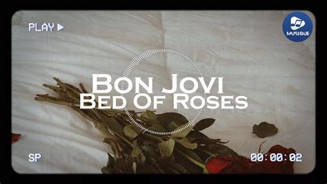 Bon Jovi Bed Of Roses Lyrics Lirik Youtube