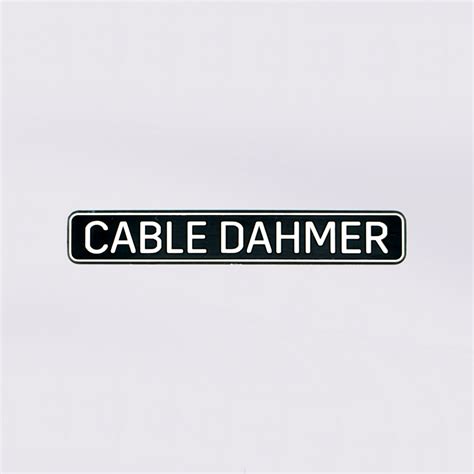 Plastic Cable Dahmer Decal – The MCM Store