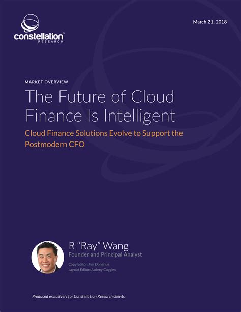 future  cloud finance  intelligent constellation research