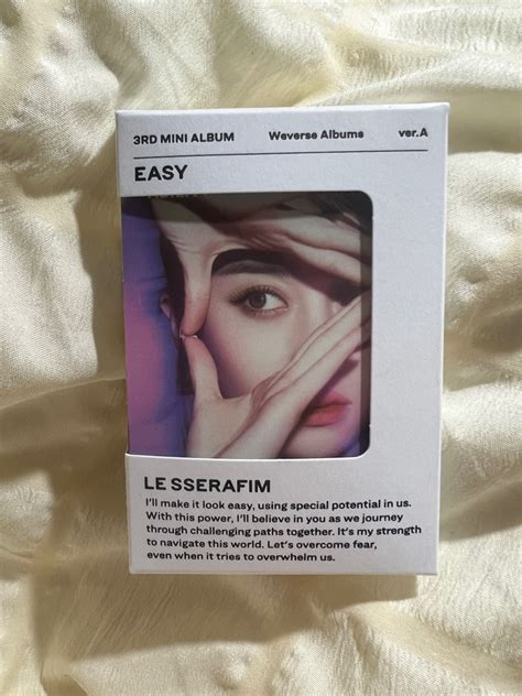 Le Sserafim第三迷你專輯 Lesserafim 3nd Mini Album Easy（weverse Album Ver） 連