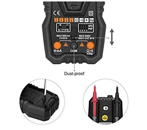 Tacklife Dm Premium Smart Digital Multimeter Auto Ranging Trms