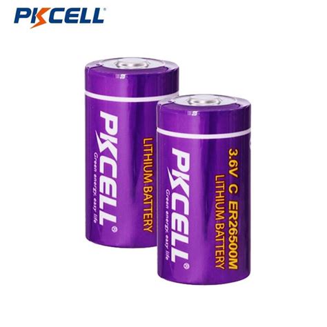 PKCELL ER26500M C 3 6V 6500mAh แบตเตอร LI SOCL2