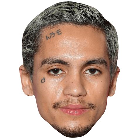 Dominic Fike (Tattoos) Mask - Celebrity Cutouts