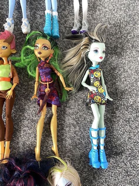 Monster High Dolls Bundle X17 Job Lot Clawdeen Frankie Abbey Lagoona Ebay