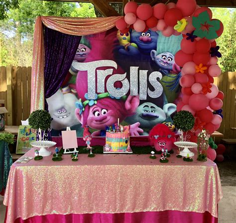 Trolls Birthday Party Trolls Birthday Party Cake Trolls Birthday