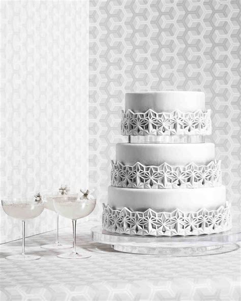 8 Platinum Wedding Cakes Ideas Martha Stewart Weddings