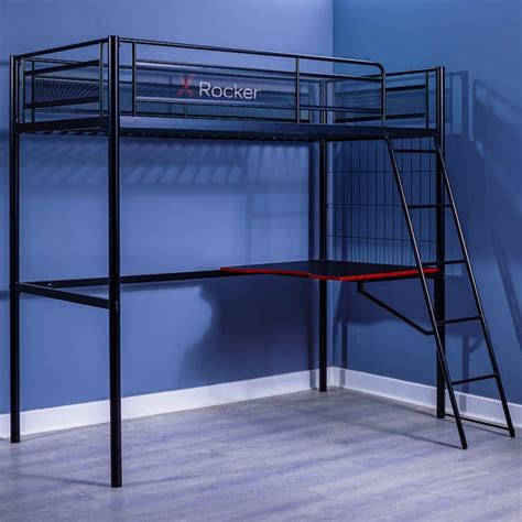 X Rocker Icarus Xl Gaming High Sleeper Bunk Bed Dunelm