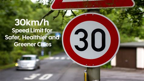 30kmh Speed Limit For Safer Healthier And Greener Cities George