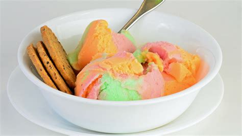 What Flavors Make Up Rainbow Sherbet?