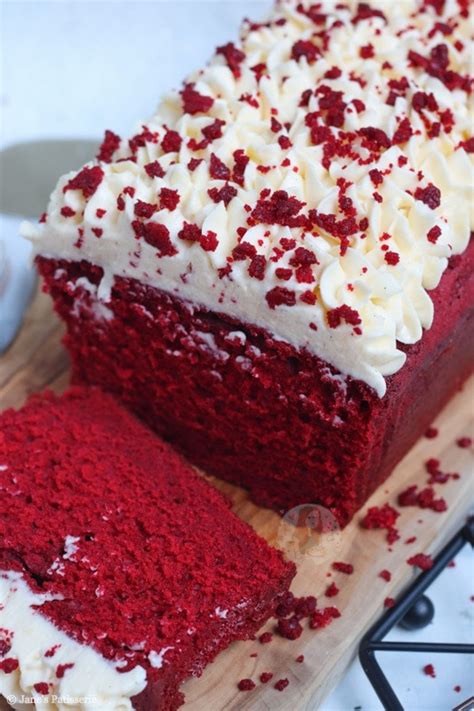 Red Velvet Loaf Cake Janes Patisserie