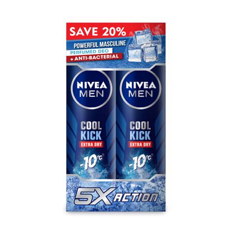 Nivea M Cool Kick Spray 150ml X2big Pharmacy Malaysia Trusted