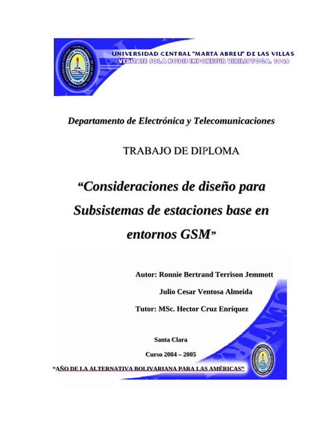 Pdf Consideraciones De Dise O Para Subsistemas De Estaciones