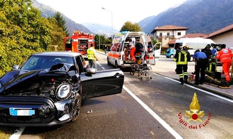 Scontro Tra Auto E Furgone Due Feriti A Varallo