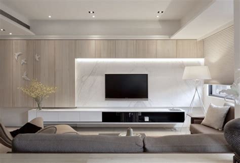 Living room hall tv wall design - 80 photo