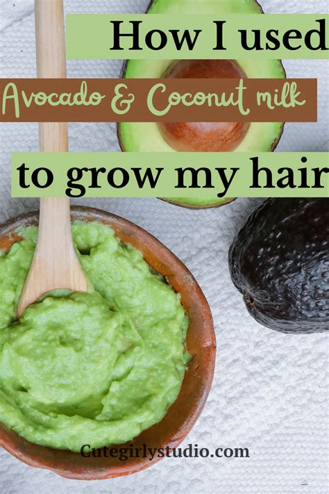 Diy Avocado And Coconut Milk Hair Mask For Hair Growth Artofit