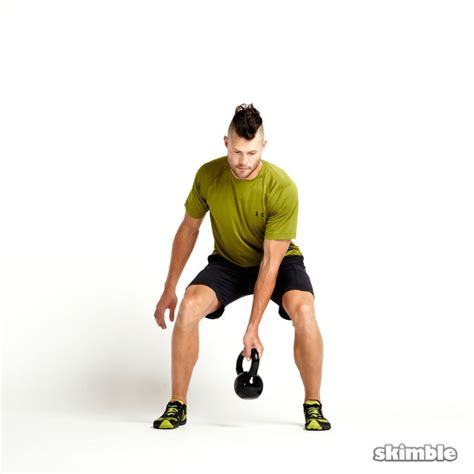 Kettlebell Figure Eights Exercise How To Workout Trainer By Skimble