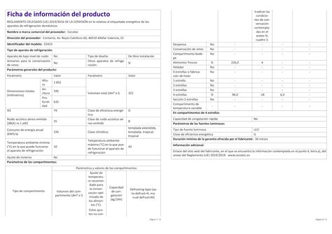 Cecotec Frigor Fico Combi Puertas Bolero Coolmarket Combi Inox D