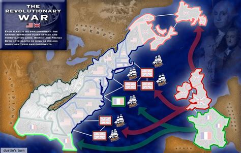 American Revolutionary War Map