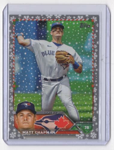 2023 Topps Holiday Matt Chapman Toronto Blue Jays H82 EBay