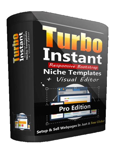 Turbo Instant Niche Templates Pro Pack - BigProductStore.com