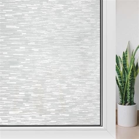 Haton Window Privacy Film, Frosted Glass Window Film, Static Cling UV