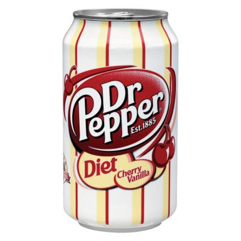 Dr Pepper Diet Cherry Vanilla Soda Cans, 12 pk / 12 fl oz - Smith’s ...