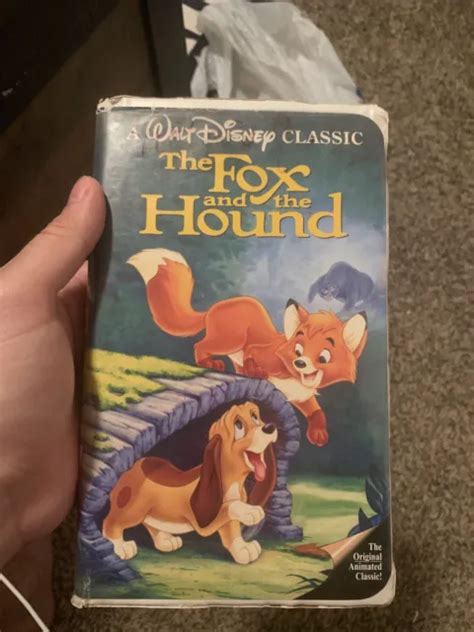 The Fox And The Hound Vhs Black Diamond Walt Disney Original Classic