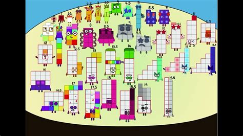 Numberblocks Band Halves 0 5 19 5 Youtube