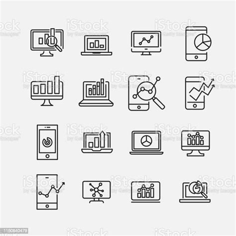 Web 分析相關的向量圖示集向量圖形及更多互聯網圖片 互聯網 信息圖形 商務 Istock