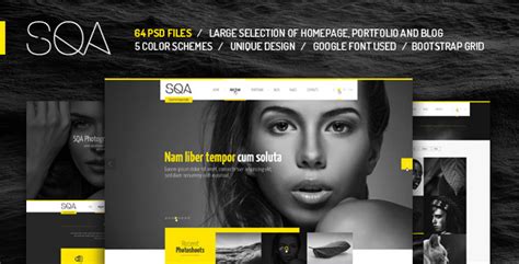 sqa psd template  themefire themeforest