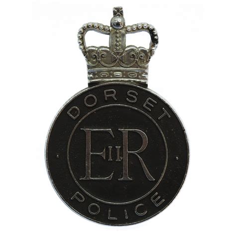 Dorset Police Cap Badge Queens Crown