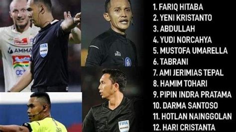 Daftar 18 Wasit Liga 1 Yang Diistirahatkan 4 10 Pekan Ada Laga Persib