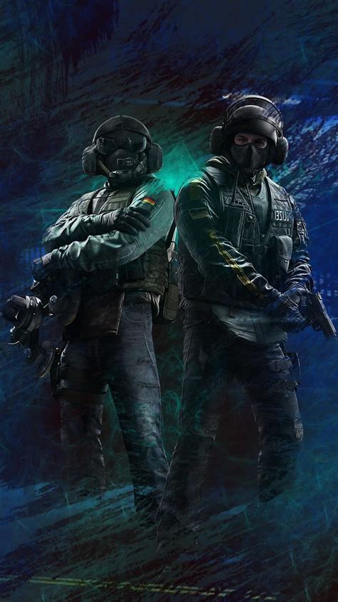 J Ger And Bandit Rainbow Rainbow Six Siege Jager Hd Phone Wallpaper