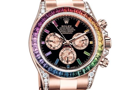 Watches Wednesday Rolex Daytona Rainbow In Everose Gold Bagaddicts