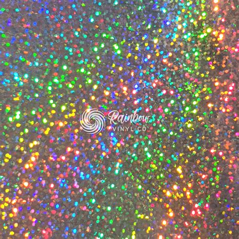 Stahls Effect HTV Holographic Sparkle Silver Rainbow Vinyl Co