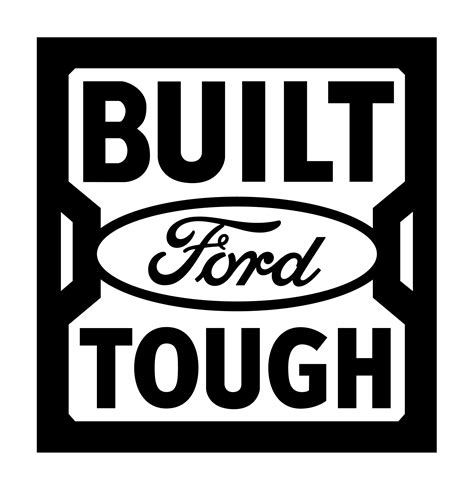 Built Ford Tough Vector