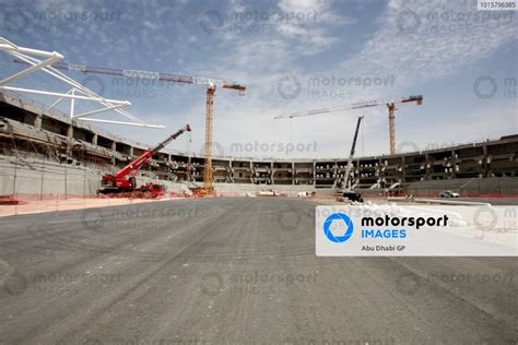 View From The Track Of The North Grandstand Yas Marina Circuit