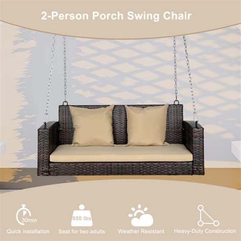 Latitude Run 2 Person Porch Swing Reviews Wayfair