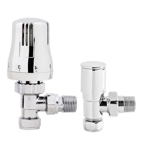 Thermostatic Trv Manual Radiator Heated Towel Rail Valve Mm X