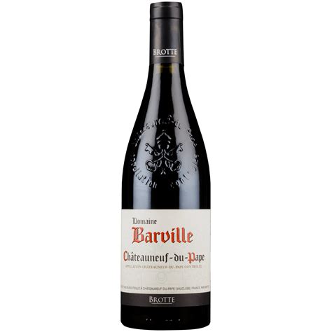 Ch Teauneuf Du Pape Domaine Barville Rouge Maison Brotte